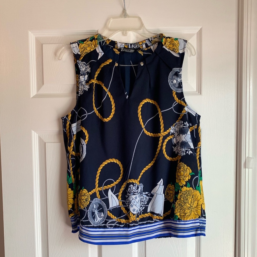 New York & Company Blouse Size L
